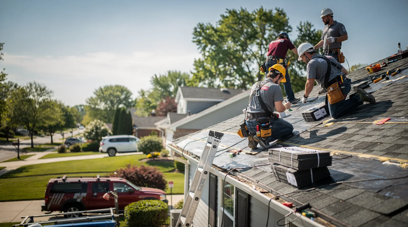 Roof Repair in Hammond, IL around you